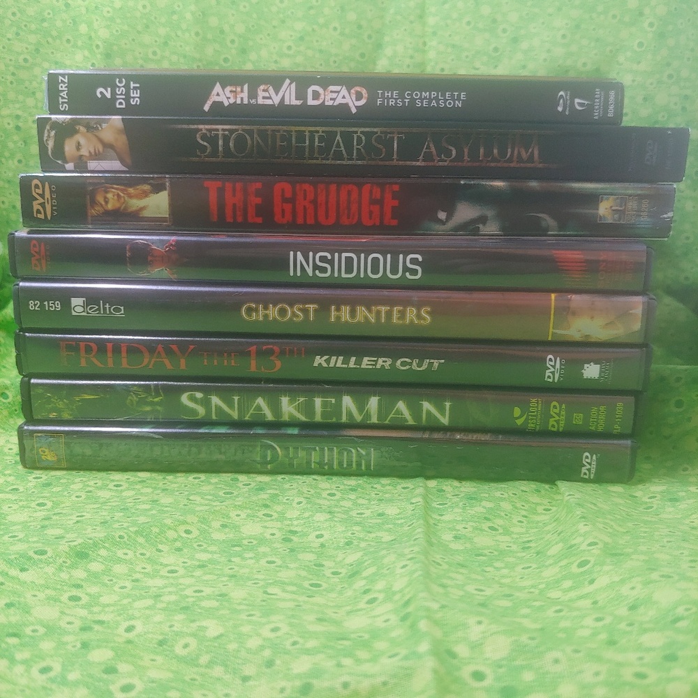 8 Scary Horror 🎃 DVD Movies Lot 📀 🐍 👻 💀